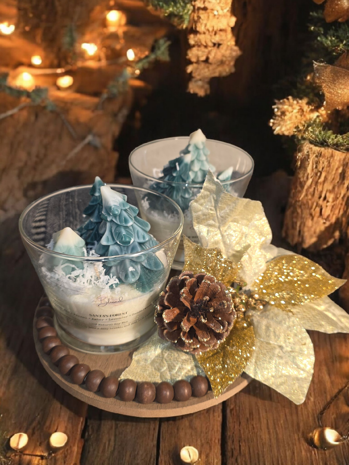 Christmas Trees Candle