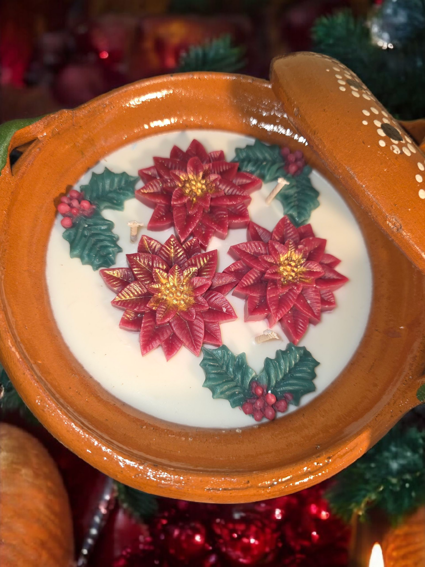 Mexican Christmas Garden – Cazuelita Candle