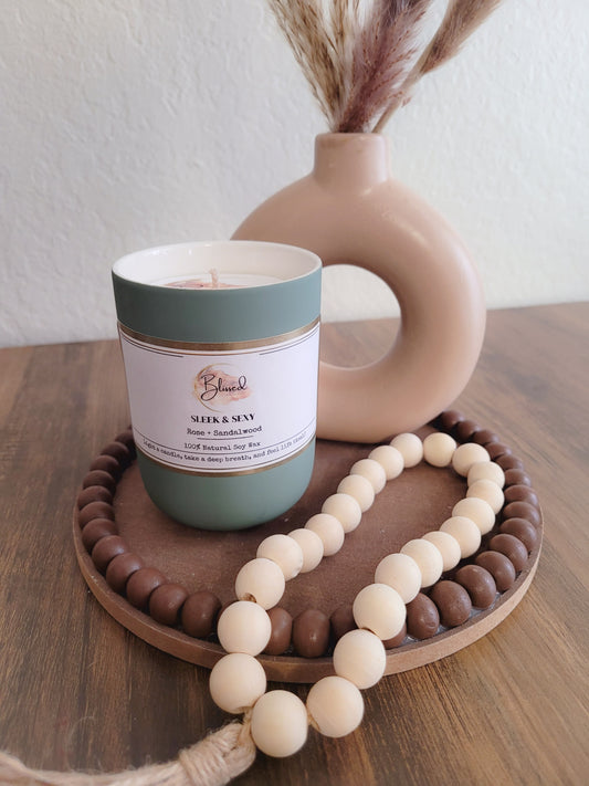 Green Deluxe Candle